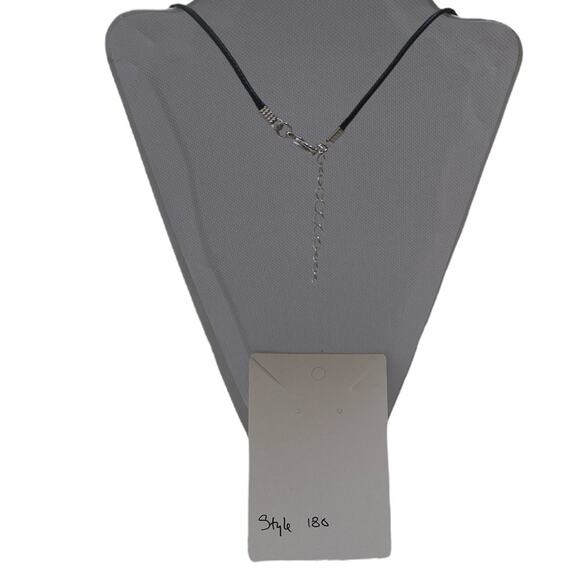 Svetlana Yeung Handmade Pendant Necklace | Pink Purple Fluid Art Round Resin - Picture 4 of 4